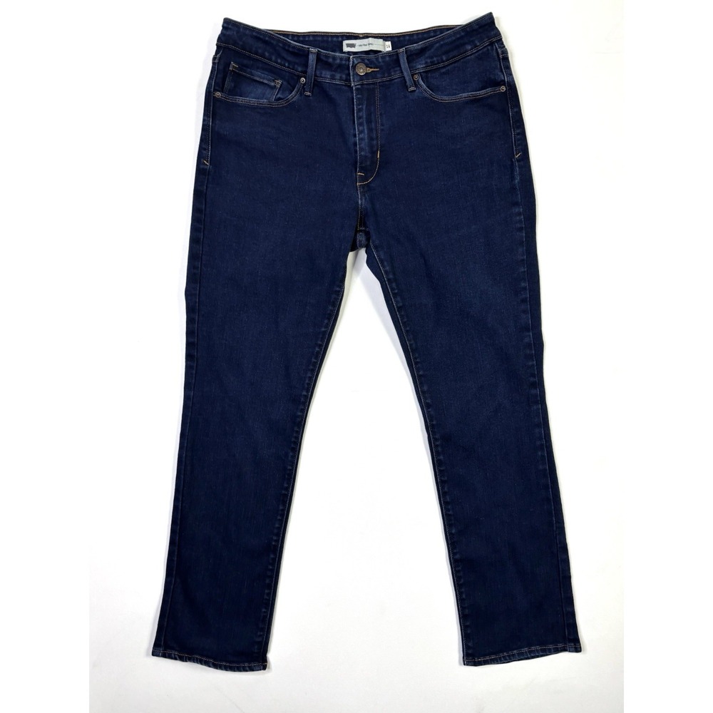 Levis Jeans Women's 14 Mid-Rise Skinny Dark Blue Denim